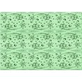 thumbnail image 1 of Ahgly Company Machine Washable Indoor Rectangle Transitional Mint Green Area Rugs, 4' x 6', 1 of 7