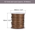 thumbnail image 2 of Unique Bargains Beading Thread Bracelet Weave Bead Craft Cord 3mm 39M/Roll (42-Yards) Decorative String, Brown, 2 of 7