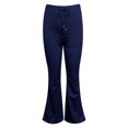 thumbnail image 4 of Women Fashion Solid High Waisted Slimming Sweatpants Casual Long Pants, 4 of 4