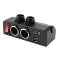 thumbnail image 2 of Lighter Socket Car Usb Charger Cigar Lighter Socket Splitter 3 In 1 Multifunction USB Car Charger Voltmeter Power Adapter, 2 of 8