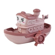 TIELUTT Toys Boys and Girls Children's Bathroom Water Bath Water Play Wind Up Small Baby Bath Set Toddler Toddler Bath Kindergarten Learning Activities Baby Girl Bathtub Flower Baby Bath Books 12-18