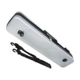 thumbnail image 5 of fastboy Étuis pour Queue de Piscine 1/2 Sac de Club Sac en PVC Noir Étui de Rangement Standard Indices Rigides Étanche Snooker Argent Verrouillable 85x12x18cm, 5 of 5