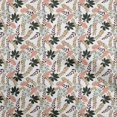 thumbnail image 1 of oneOone Polyester Spandex White Fabric Tropical Leaf Fabric For Sewing Printed Craft Fabric By The Yard 56 Inch Wide, 1 of 5