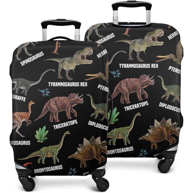 Travel Luggage Cover Suitcase Protector Fits 18-32 Inch Luggage Wheel Covers Patterned Travel Related Items Flower Luggage Protector Elastic Luggage Anti-scratch Suitcase Cover L