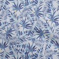 thumbnail image 1 of oneOone Cotton Silk Blue Fabric Tropical Leaf With Abstract Texture Sewing Craft Projects Fabric Prints By Yard 42 Inch Wide, 1 of 4