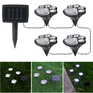 TopLLC Solar Lights Outdoor Super Bright Solar Lights Outdoor impervious Lights, Dusk to first light Up to 12 Hours Solar Powered Outdoor walkway Garden Lights Auto On/Off, Yard Decoration