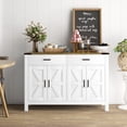 thumbnail image 2 of HOMCOM Sideboard with 2 Drawers 2 Storage Cabinets Buffet Cabinet, White, 2 of 10