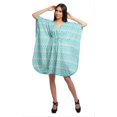 thumbnail image 2 of Moomaya Robe Courte de Caftan de Plage, Robe de Couverture Imprimée, Kaftan pour Femmes, Tenue de Plage, Couverture, 2 of 4