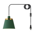 thumbnail image 1 of Hanging Lamp Plug In Dining Room Metal Green Bathroom Pendant Lights Plug In Chandelier Lighting With Long Cord, 1 of 4