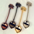thumbnail image 4 of Coconut Tree Tea Coffee Spoon Tree Coffee Spoon alloy Ice Cream Small Decoration Zine Alloy Gift for Bar Party, 4 of 8