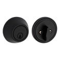 thumbnail image 1 of Weiser Safe Lock Matte Black Round Deadbolt/Entry Door Lock with Key, 1 of 5