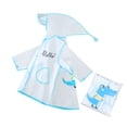 thumbnail image 1 of GPOECD Children’s Baby Hooded Cartoon Rabbit Pattern Cute Transparent Rain Ponchos Rainwear for Kids Blue,S, 1 of 5