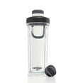 thumbnail image 1 of Contigo Fit Shake & Go 2.0 Tritan Protein Shaker Bottle with Leak-Proof Lid, 28 oz (828 ml), Gym Water Bottle with Whisk and Carry Handle, Dishwasher Safe Mixer Bottle, Salt, 1 of 7
