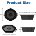 thumbnail image 3 of Pommeau de Douche Pliable en Caoutchouc pour Salle de Bain, Outil de Refroidissement pour Athlètes, Bain de Glace Portable Rapide, 3 of 6