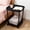 Black, variant on Rolling Mobile Side Table With Wheels, TOUMENY Slim Storage Cart for Bedroom Living Room Couch Bedside, Narrow Space Shelf with Locking Casters, Easy Assembly Multi-Purpose Organizer for Small
