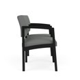 thumbnail image 4 of Fauteuil d'Attente de Réception Lenox en Acier à 2 Places / Acier Noir / Gris Pâle, 4 of 5
