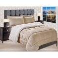 thumbnail image 2 of Mocassi Down Alternative Sherpa Comforter with Shams , Twin, Gold, 2 of 2