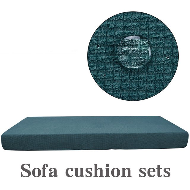 Cozival Housse de Sofa, Housse de Coussin de Sofa, Protège-Housse Extensible pour Canapé, Fauteuil Inclinable et Meubles de Salon, Housse de Coussin Résistante à l'Eau et Lavable à la Machine, Housse Extensible pour Sofa, Bleu Ciel
