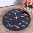 thumbnail image 2 of Creative Mathematics Blackboard Clock Wall Clock Teacher Gift for Classroom Home Office, 2 of 7
