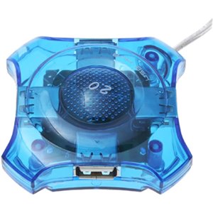 USB 2.0 4 Port HUB avec adaptateur d'alimentation
