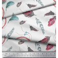 thumbnail image 2 of Soimoi Rayon Fabric Feather & Dream Catcher Home Decor Print Sewing Fabric Yard 56 Inch Wide, 2 of 3