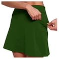 thumbnail image 2 of Jupe de Tennis Décontractée pour Femmes avec Poche, Tenue Active pour Yoga, Sport, Performance, Style Jupe-Short, 2 of 6