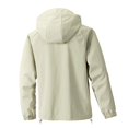 thumbnail image 4 of RXIRUCGD Manteau Veste Mode Ajustée à Capuche à Cordon avec Coutures pour Homme, Kaki, Taille : L, 4 of 8
