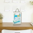 thumbnail image 3 of SDNall Large Capacity Clear Tote Bag for Documents and Art, Durable Transparent Storage with Flat Opening and Sturdy Handles for Easy Portability, 3 of 5