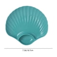 thumbnail image 3 of EGNMCR Kitchen Gadgets Shells Shape Plates Impregnable Dinner Plates Dishwasher Microwave Safe Plastic Plates Reusable Lightweight Plates For Kitchen Or Camping 7.1x7.5 Inches Dinner plate, 3 of 6