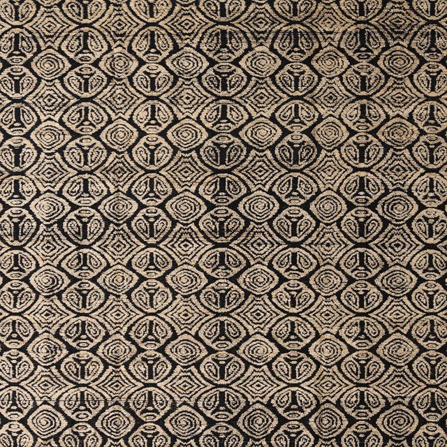 Ahgly Company Tapis d'Intérieur Carré Abstrait Marron, 7 Pieds Carré
