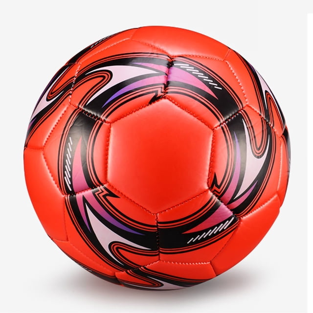 Ballon de Soccer Sports Ballon de Soccer Taille 5 Ballon de Soccer Taille 5 Équipement de Soccer Sports Taille Standard 5 Ballon de Soccer Étanche Soccer de Campus Résistant à l'Usure pour Entraînement Compétition Rouge