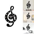 thumbnail image 2 of ZZHZGZ Canada Clearance Sale Wall Watch Clock Musical Note Wall Clock Home Music Notes with Piano Keys Wall Clock, 2 of 9