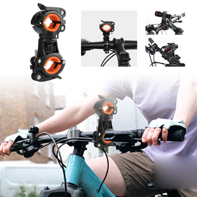 TIELUTT Bike Accessories Road Cycling Flashlight Holder Secure Your Light for Outdoor Riding Ideal for Sewer Saddle Bag compatible with Motorized Bikes Saddle Bags Bike Rear Bike Seat Road Bike Shorts
