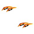 thumbnail image 2 of Wweixi Aerodynamic Spoiler Wing Motorcycle Motorcycle Accessories Durable Aerodynamic orange 2Set, 2 of 6