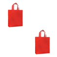thumbnail image 3 of Maytalsory Nouveau Sac à Main Réutilisable en Gros Sac de Courses Solide Sac Pliable Écologique Rouge 2ensemble, 3 of 6