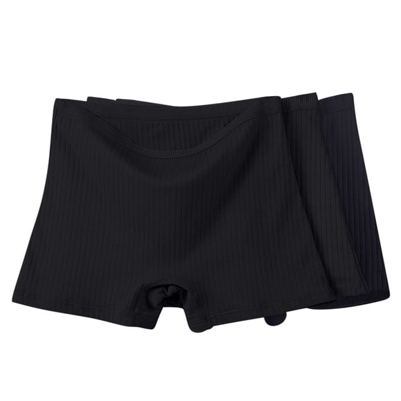 Plebaso 3 Pack Women's Cotton Underwear Boxer Briefs High Waist Boyshorts Comfort Panties for XL-6XL