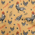 thumbnail image 1 of oneOone Cotton Flex Pale Orange Fabric Hen Sewing Craft Projects Fabric Prints By Yard 40 Inch Wide-RV, 1 of 5