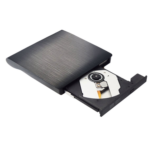 Portable DVD Player USB 3.0 Optical Drive External Slim CD-RW Reader Burner Compatible Entertainment Music Video Movie Audio TV ,Accurate Channel Search