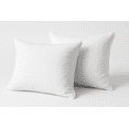 thumbnail image 1 of Hotel Comfort Opulent 2 Pack Feather Pillows - 250 Thread Count 100% Cotton Cover - Queen, 1 of 4