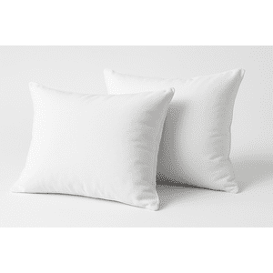 Hotel Comfort Opulent 2 Pack Feather Pillows - 250 Thread Count 100% Cotton Cover - Queen
