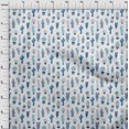 thumbnail image 4 of oneOone Velvet Medium Blue Fabric Cactus Fabric For Sewing Printed Craft Fabric By The Yard 58 Inch Wide, 4 of 5