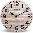 thumbnail image 3 of Modern Simple Wall Silent Clock Vintage Mid-Century Style Design for Living Room Bedroom Decor - #3, 3 of 6
