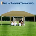 thumbnail image 1 of AKDSteel 10x20 Pop Up Canopy, Outdoor Beach Tent With One Push Setup, Upf 50+ Waterproof Sun Shade For Events And Camping, 1 of 7