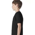 thumbnail image 3 of Next Level T-Shirt à Col Rond en Coton pour Jeunes, TG, Noir, 3 of 3