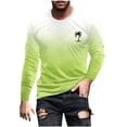 thumbnail image 2 of RXIRUCGD T-Shirt à Col Rond pour Hommes, Décontracté, Mode, Imprimé, Manches Courtes, Chandail, Multicolore, Taille : L, 2 of 5