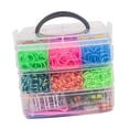 thumbnail image 2 of KLKCMS Rubber Bands Bracelet Kits Assorted Beads Pendants Loom Bracelet Making Kits for S, 2 of 9
