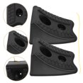 thumbnail image 4 of OULII 2 Pcs Trailer Wheel Chocks Black ABS Prevents Vehicle Slip for Braking, 4 of 8