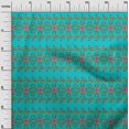 thumbnail image 2 of oneOone Polyester Lycra Fabric Floral Block Print Fabric BTY 56 Inch Wide, 2 of 4
