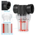 thumbnail image 4 of Unique Bargains 1 Inch Water Pump Strainer Filter, Pipe Water Pump Strainer with 200 Mesh Stainless Steel Filter Screen, 4 of 6
