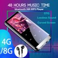 thumbnail image 4 of MP3 Player Bluetooth-compatible Speaker Touch Key OTG Adapter 4GB 8GB Metal MP4 MP5 MP6 Audio Recording Multi-language Recorder 8GB, 4 of 9